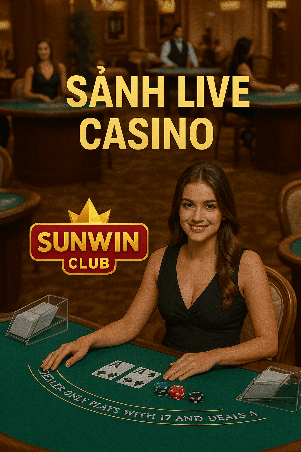 Sảnh Live Casino trên Sunwin Club – nhiều bàn chơi đa dạng với dealer trực tiếp Sảnh Live Casino trên Sunwin Club – nhiều bàn chơi đa dạng với dealer trực tiếp