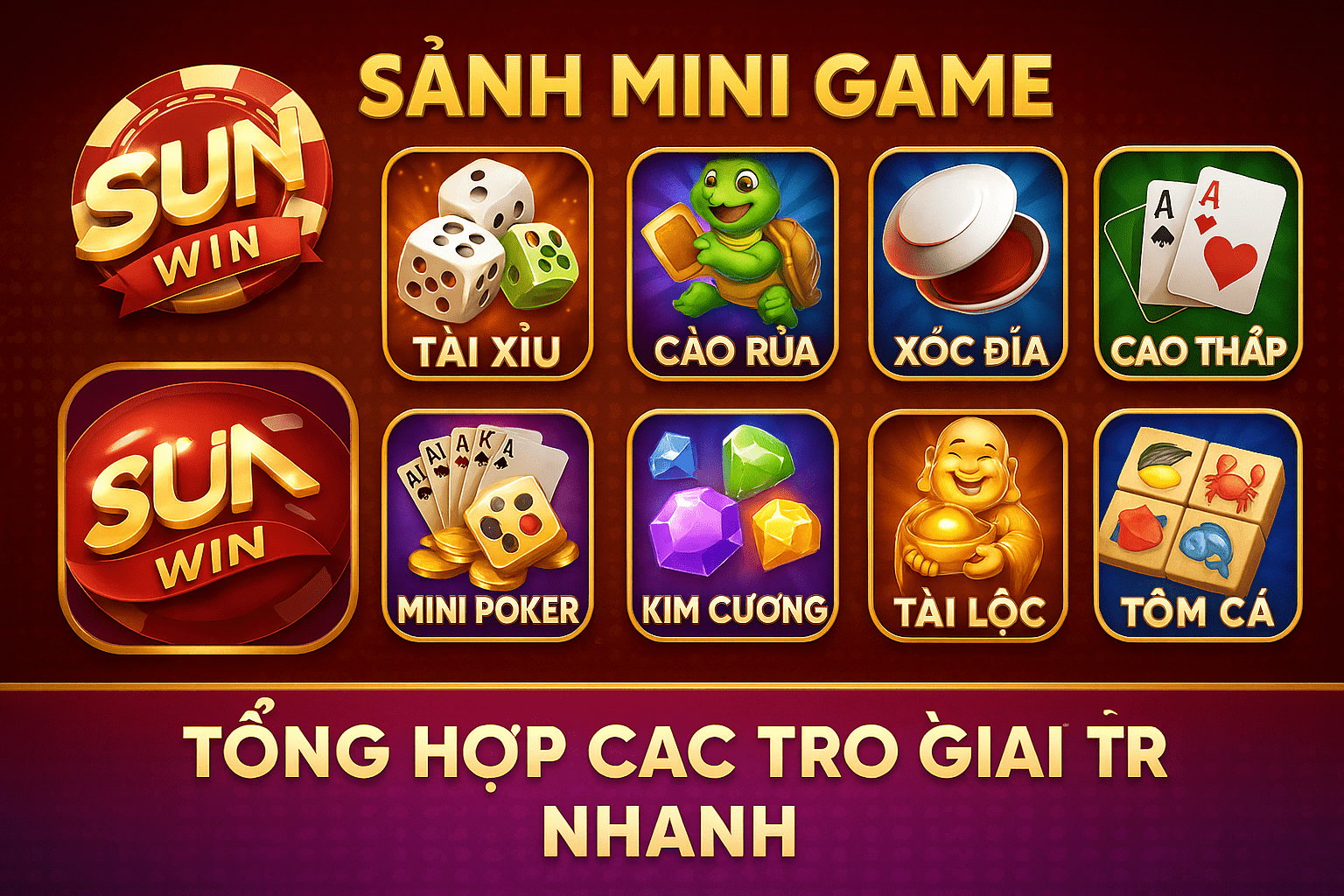 Sảnh Mini Game tại Sunwin – tổng hợp các trò giải trí nhanh Sảnh Mini Game tại Sunwin – tổng hợp các trò giải trí nhanh